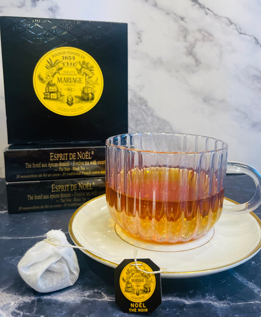 Mariage Freres Tea: ESPRIT DE NOËL Black Tea, 30 Sachets