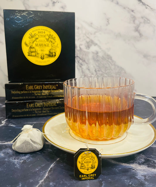 Mariage Freres Tea: EARL GREY IMPÉRIAL Black Tea, 30 Sachets