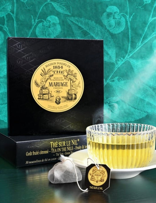 Mariage Freres Tea: THÉ SUR LE NIL Green Tea, 30 Sachets