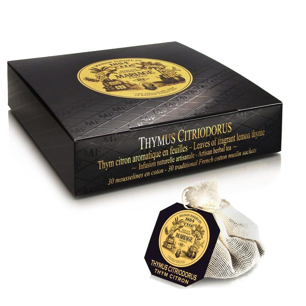 Mariage Freres Tea: THYMUS CITRIODORUS Herbal tea, 30 Sachets